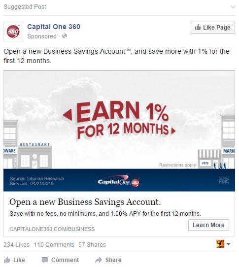 Facebook PPC In-Feed