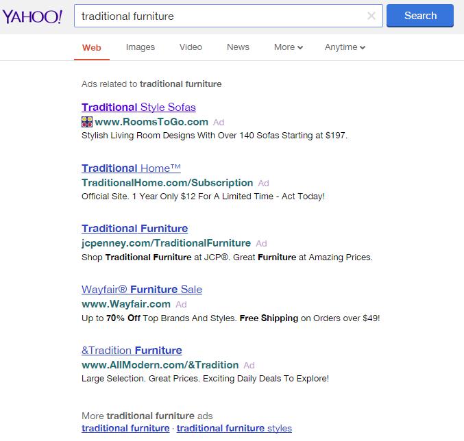 Yahoo PPC